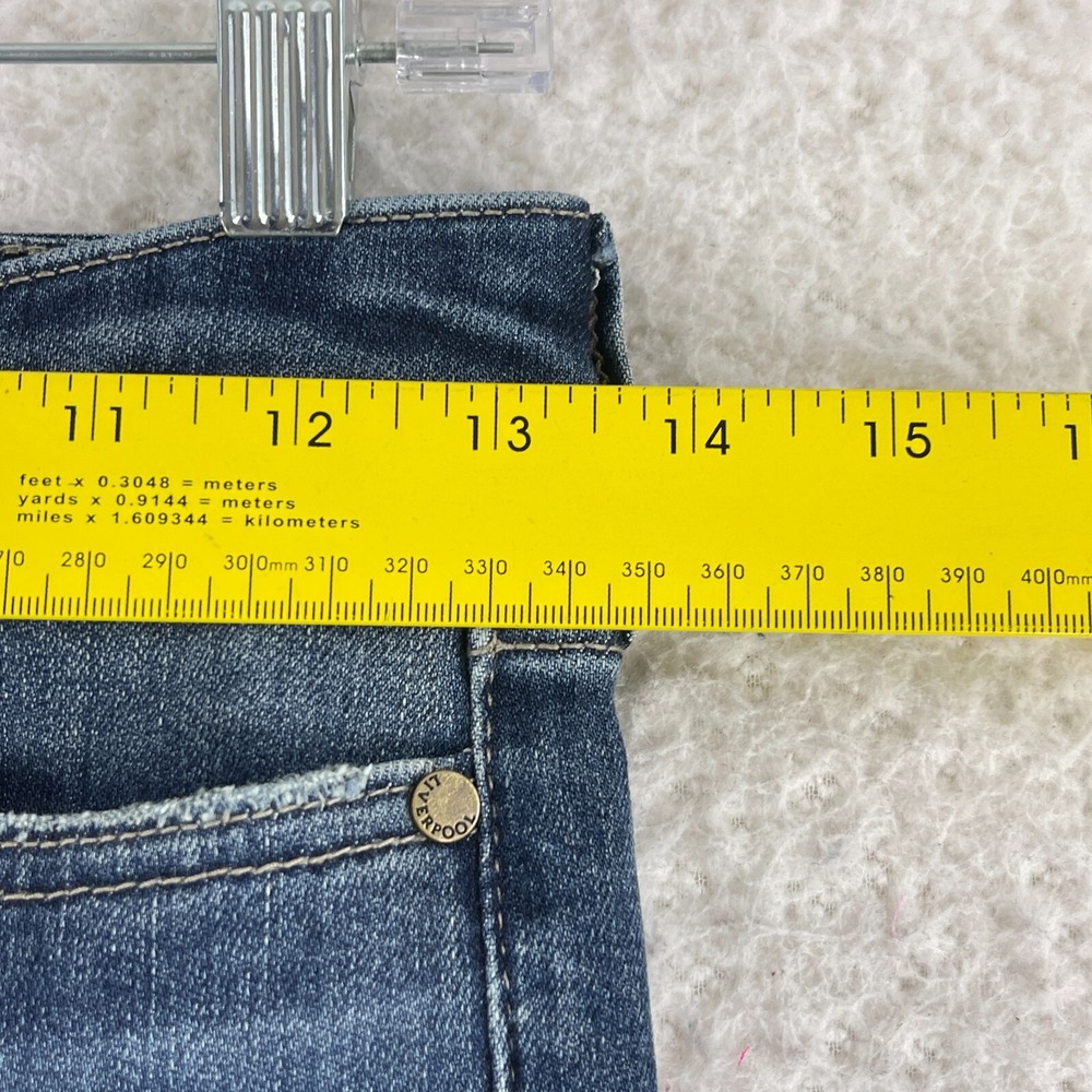 Liverpool Los Angeles Blue Denim Straight Leg Jeans Womens Mid-Rise Size‎ 25 - Picture 7 of 15